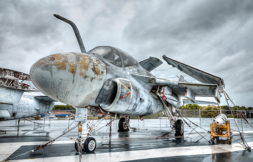 Decomissioned A-6E Intruder - a 3-image HDR will be the photo we'll be creating in this HDR tutorial
