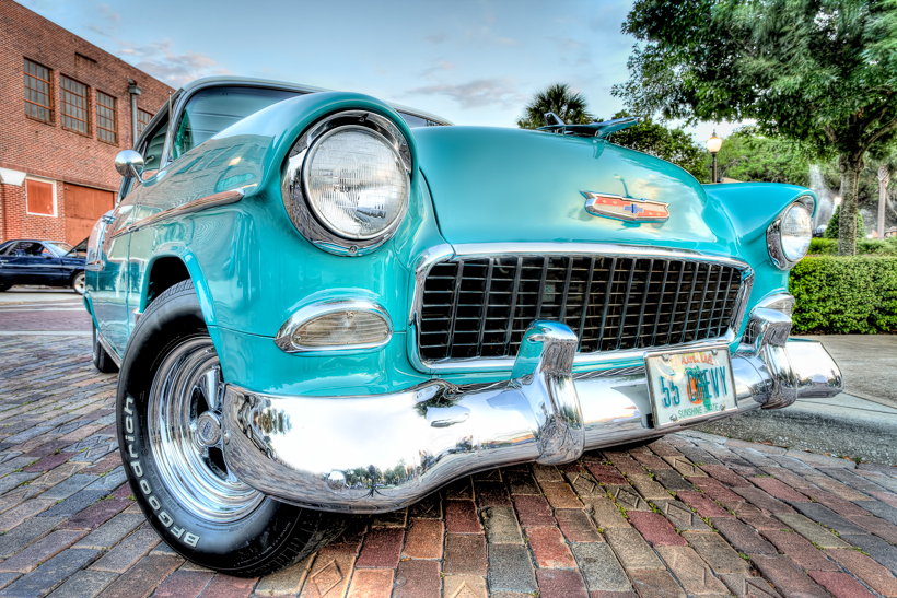 1955 Chevy Bel Air - created with Photomatix, Lightroom, Photoshop & Topaz Clarity