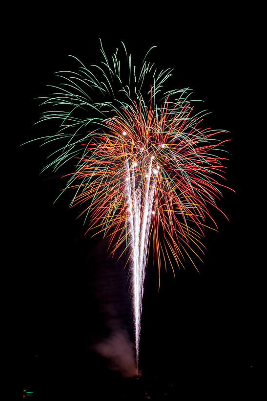 Bouquet burst from Winter Garden's Fireworks at Lake Apopka