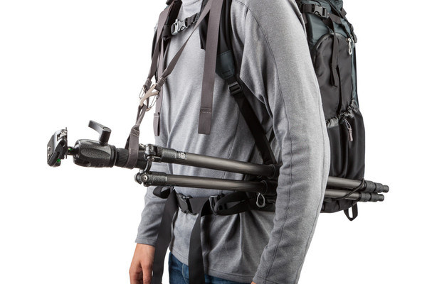 Tripod suspension kit lets you carry and setup your tripod quickly